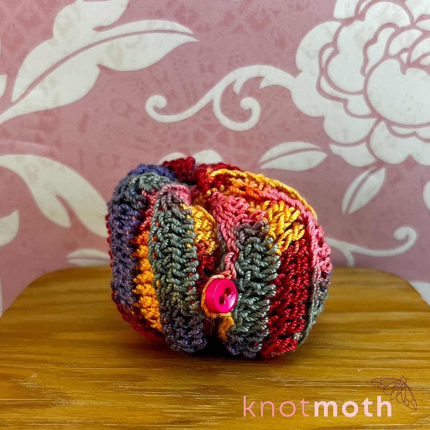 Armie Armadillo Mini Crochet Roll-Up Plushie