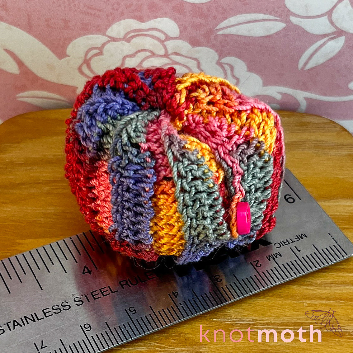 Armie Armadillo Mini Crochet Roll-Up Plushie