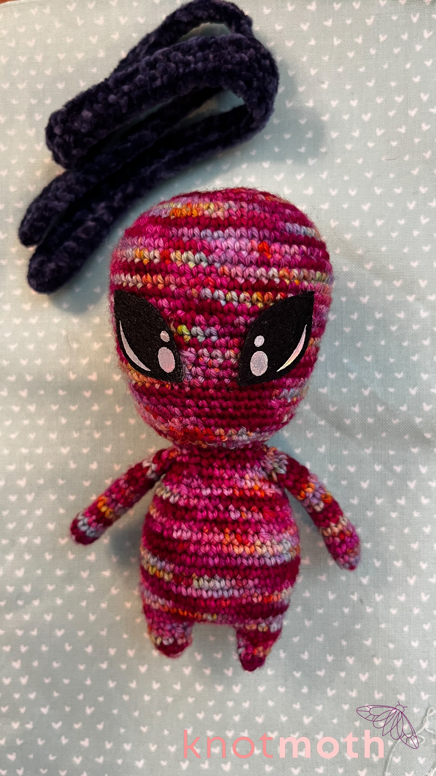 Alien Desk Buddy Plushie with Scarf