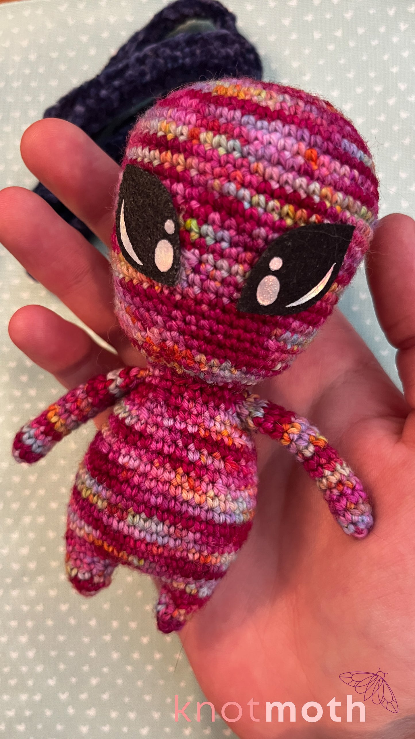 Alien Desk Buddy Plushie with Scarf