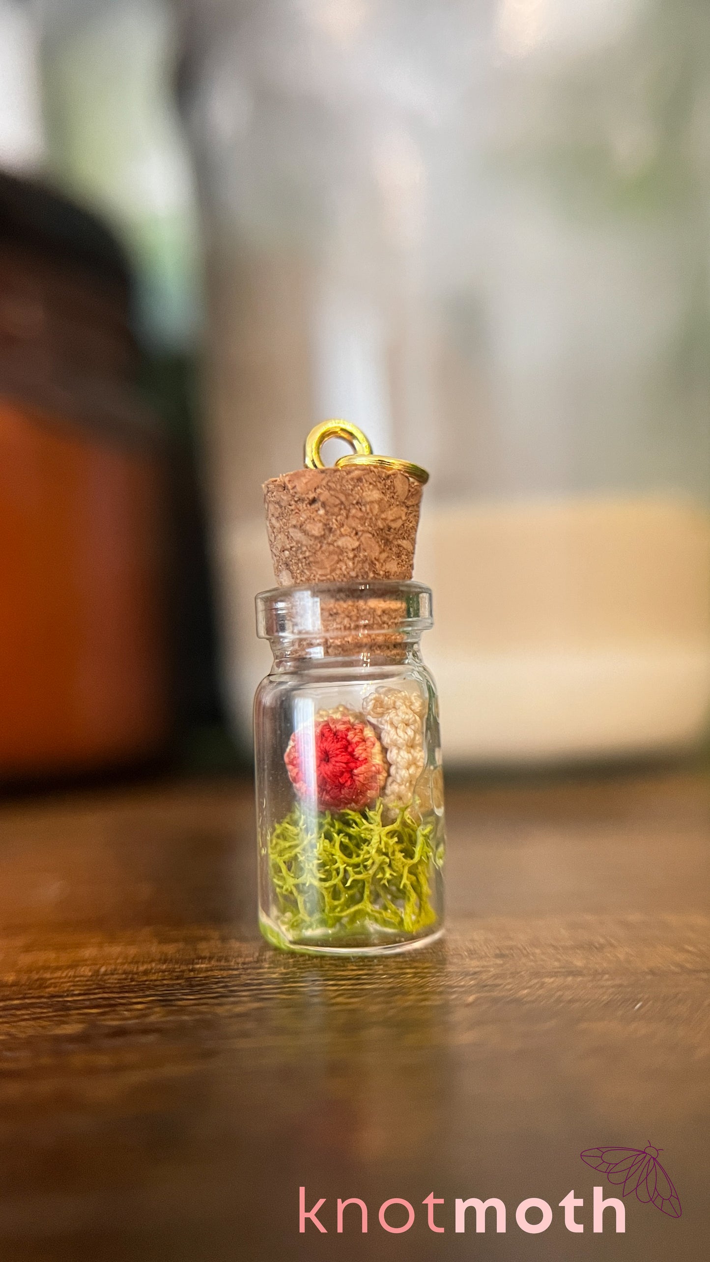 Seneca Snail Micro Crochet Terrarium Charm