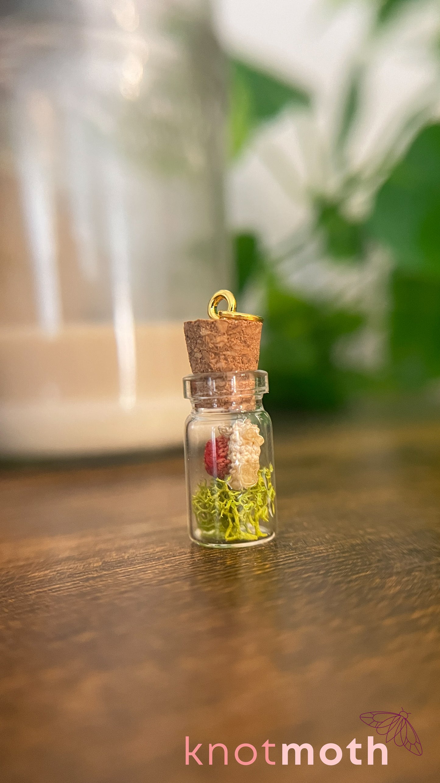 Seneca Snail Micro Crochet Terrarium Charm