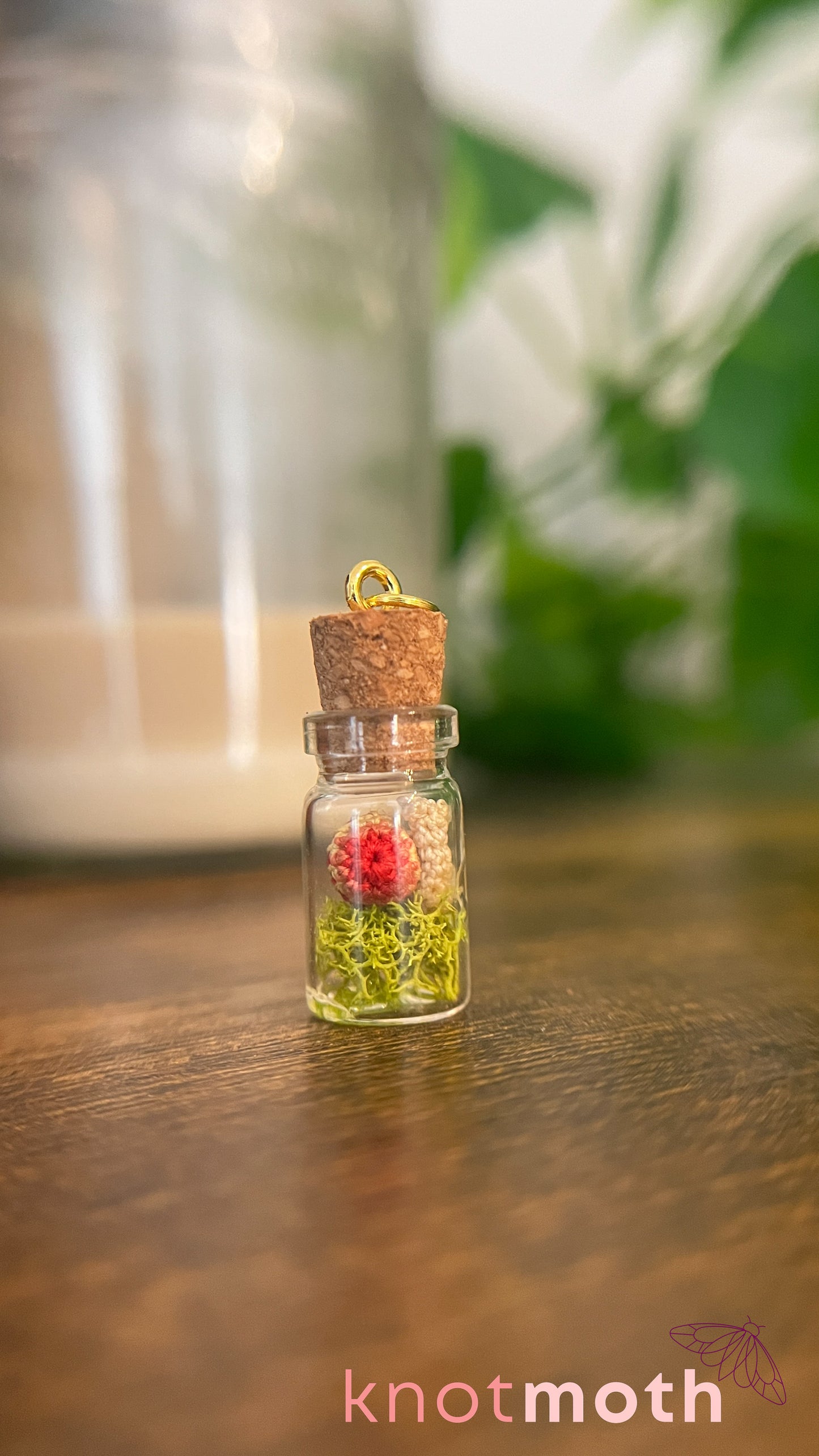Seneca Snail Micro Crochet Terrarium Charm