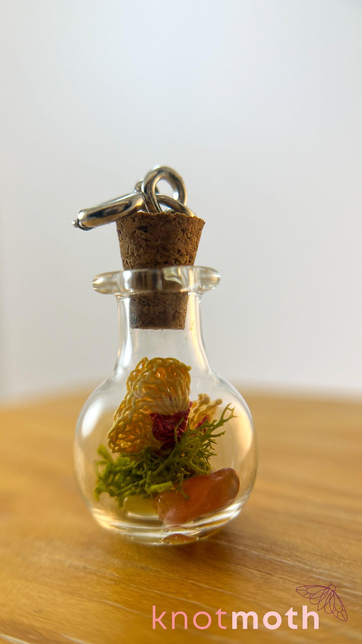 Beatrice Butterfly Terrarium Small Micro Crochet Terrarium Jar