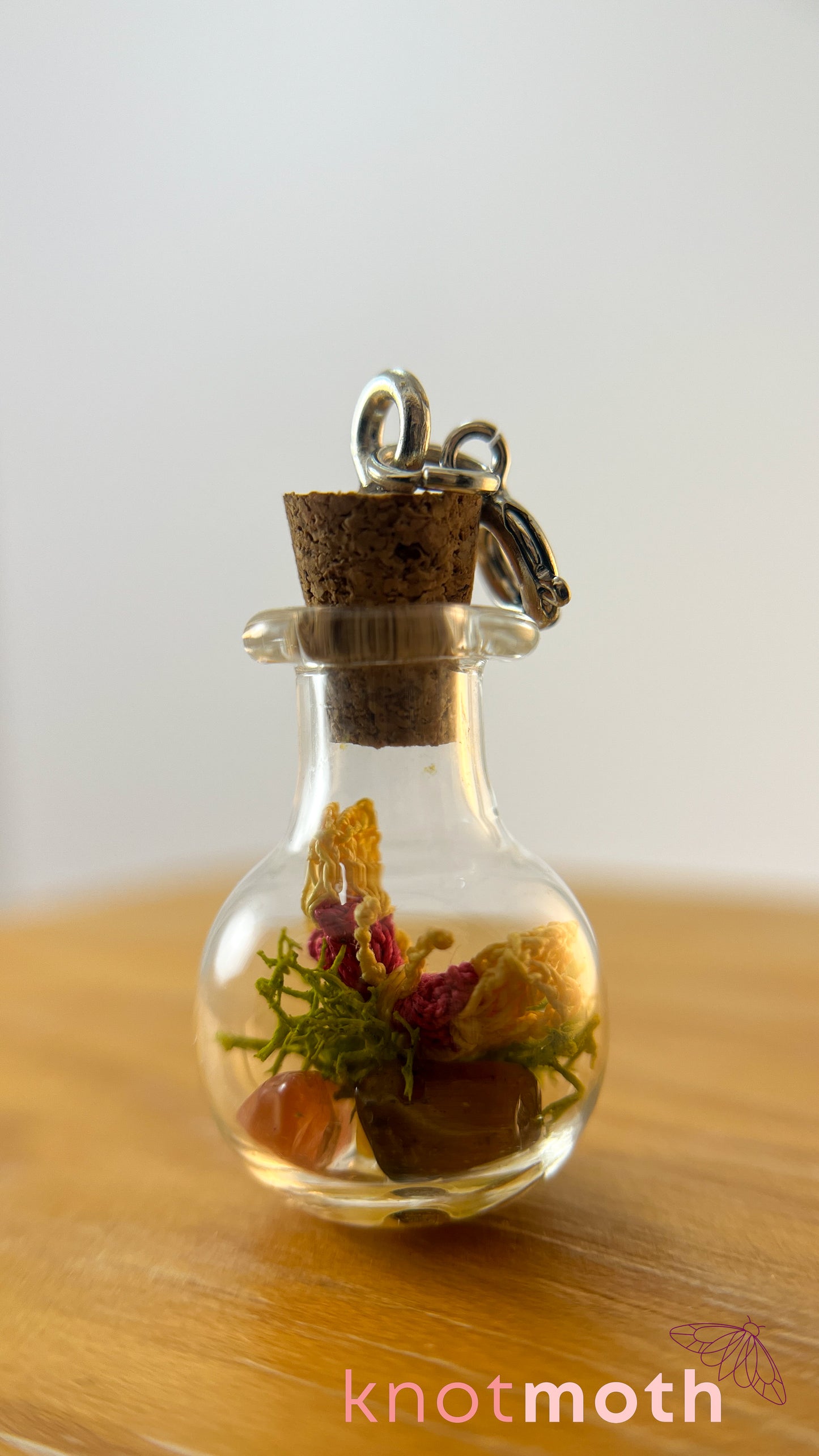 Beatrice Butterfly Terrarium Small Micro Crochet Terrarium Jar