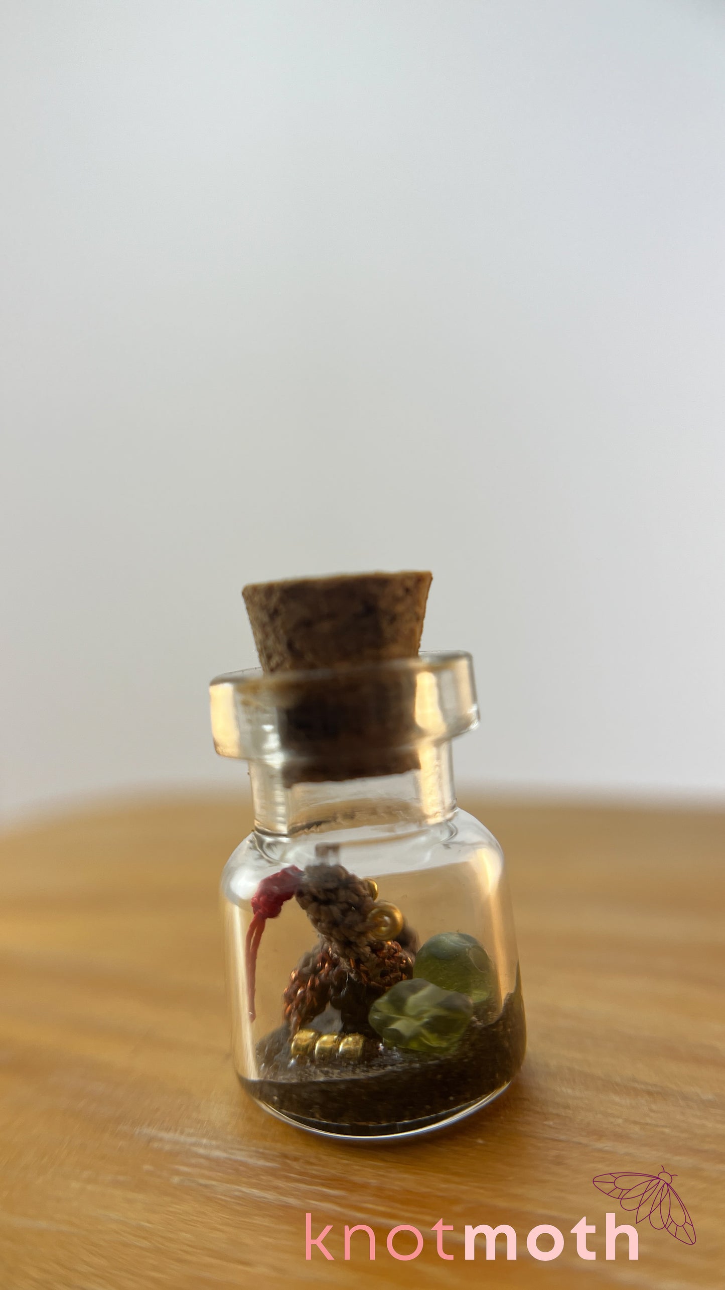 Roddy Rattlesnake Micro Crochet Desert Terrarium Jar