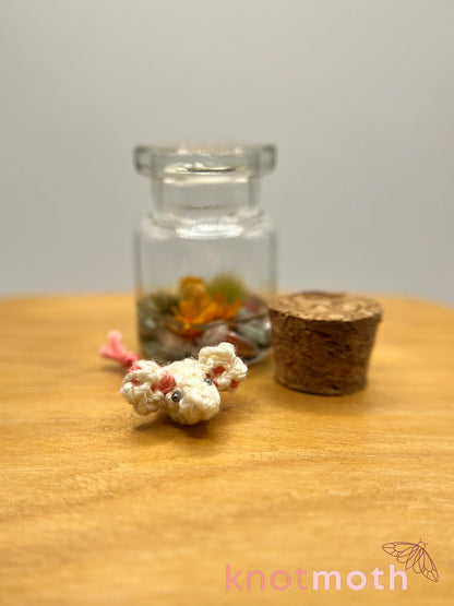 Macie Mouse Micro Crochet Trinket Jar