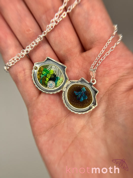 Oswald Octopus Micro-Crochet Locket