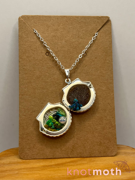 Oswald Octopus Micro-Crochet Locket