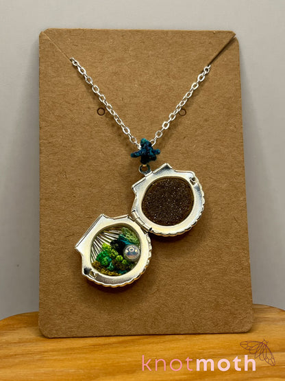 Oswald Octopus Micro-Crochet Locket