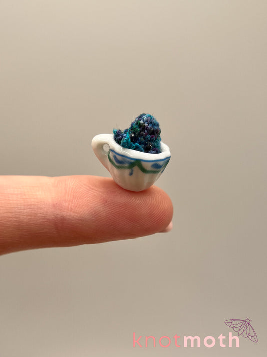 orlok octopus micro crochet teacup trinket