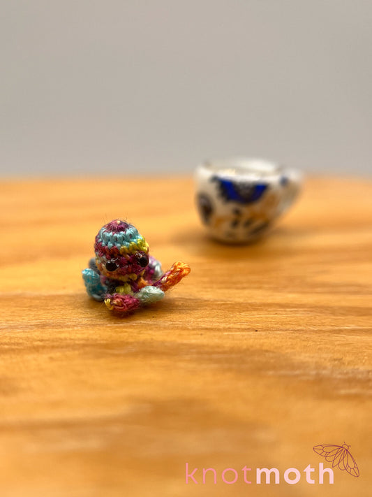 omega octopus micro crochet teacup trinket