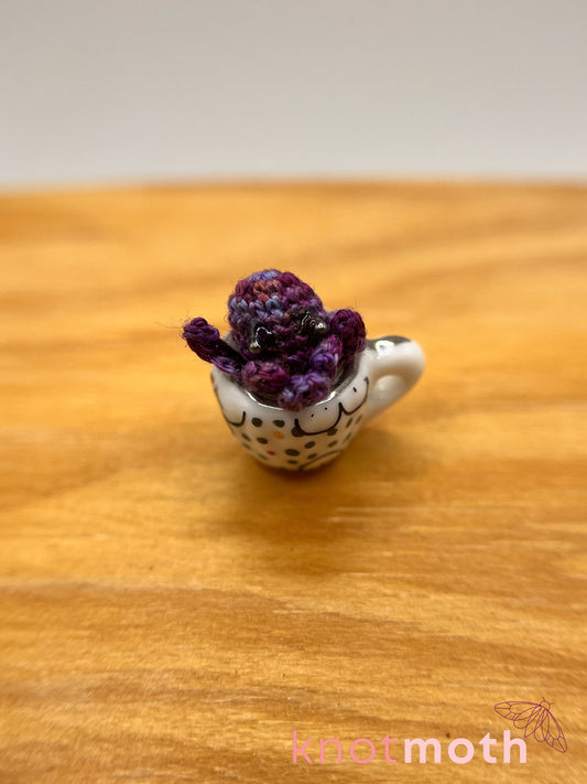 ellen octopus micro crochet teacup trinket