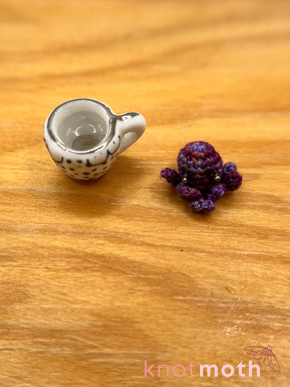 ellen octopus micro crochet teacup trinket