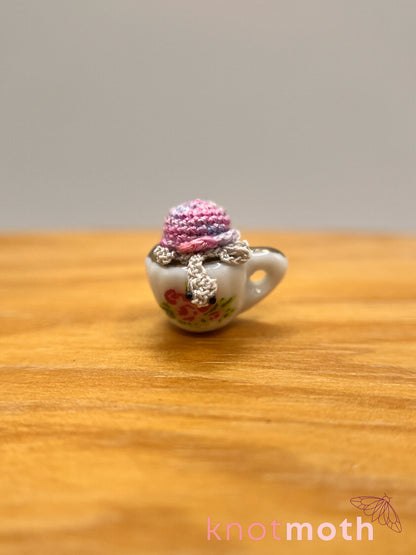 torrance turtle micro crochet teacup trinket
