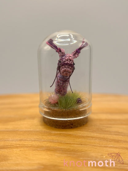 laurie llama micro crochet cloche jar