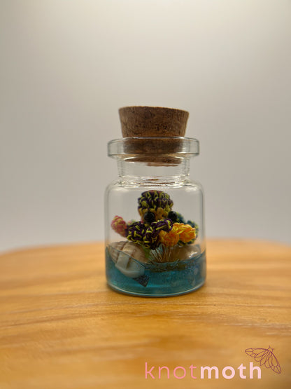 cadence octopus glow-in-the-dark micro crochet jar