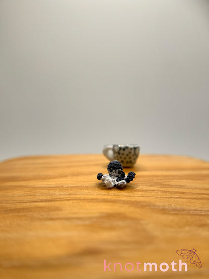 owen octopus micro crochet teacup trinket