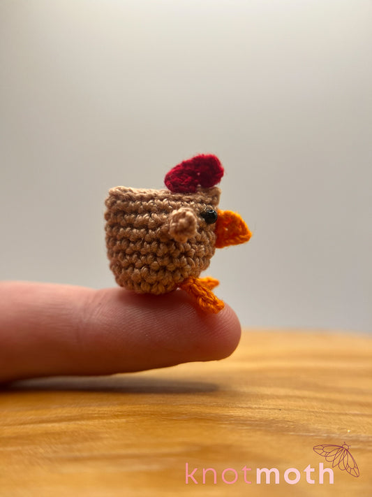 chase chicken micro crochet plush