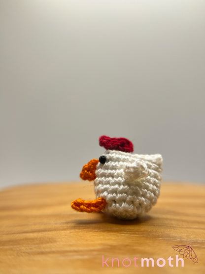 charity chicken micro crochet plush