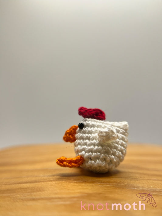 charity chicken micro crochet plush
