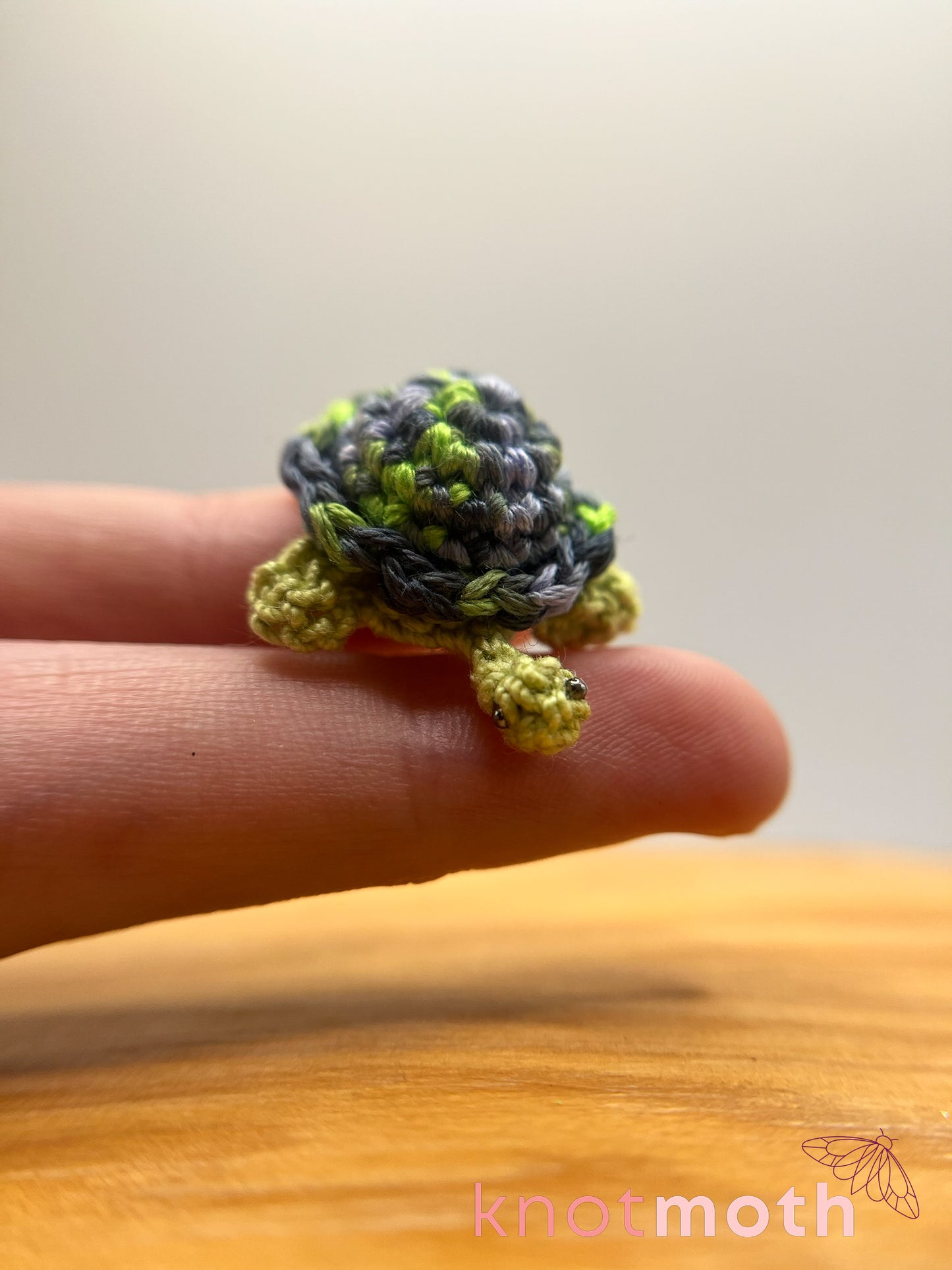 tessa turtle micro crochet plush
