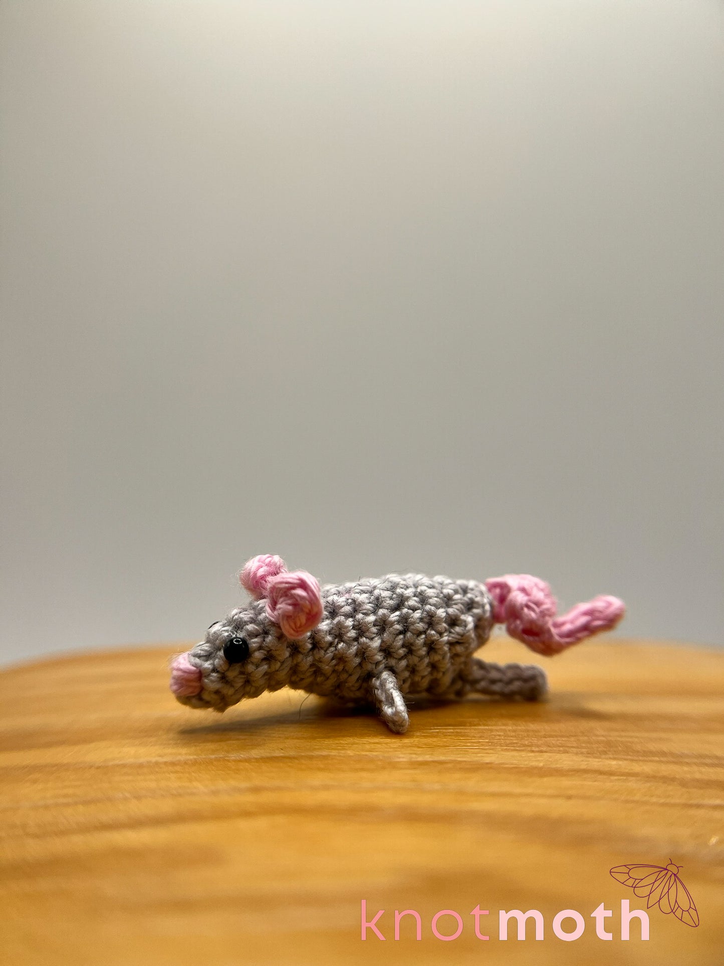 randy rat micro crochet plush