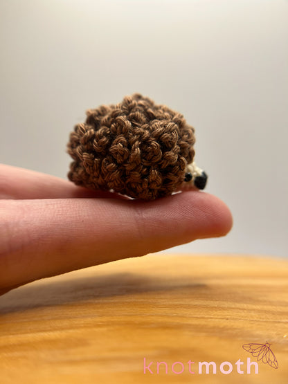 hamlet hedgehog micro crochet plush
