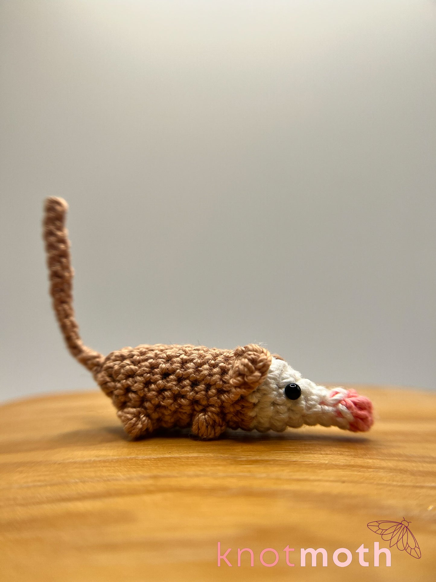 paul possum micro crochet plush