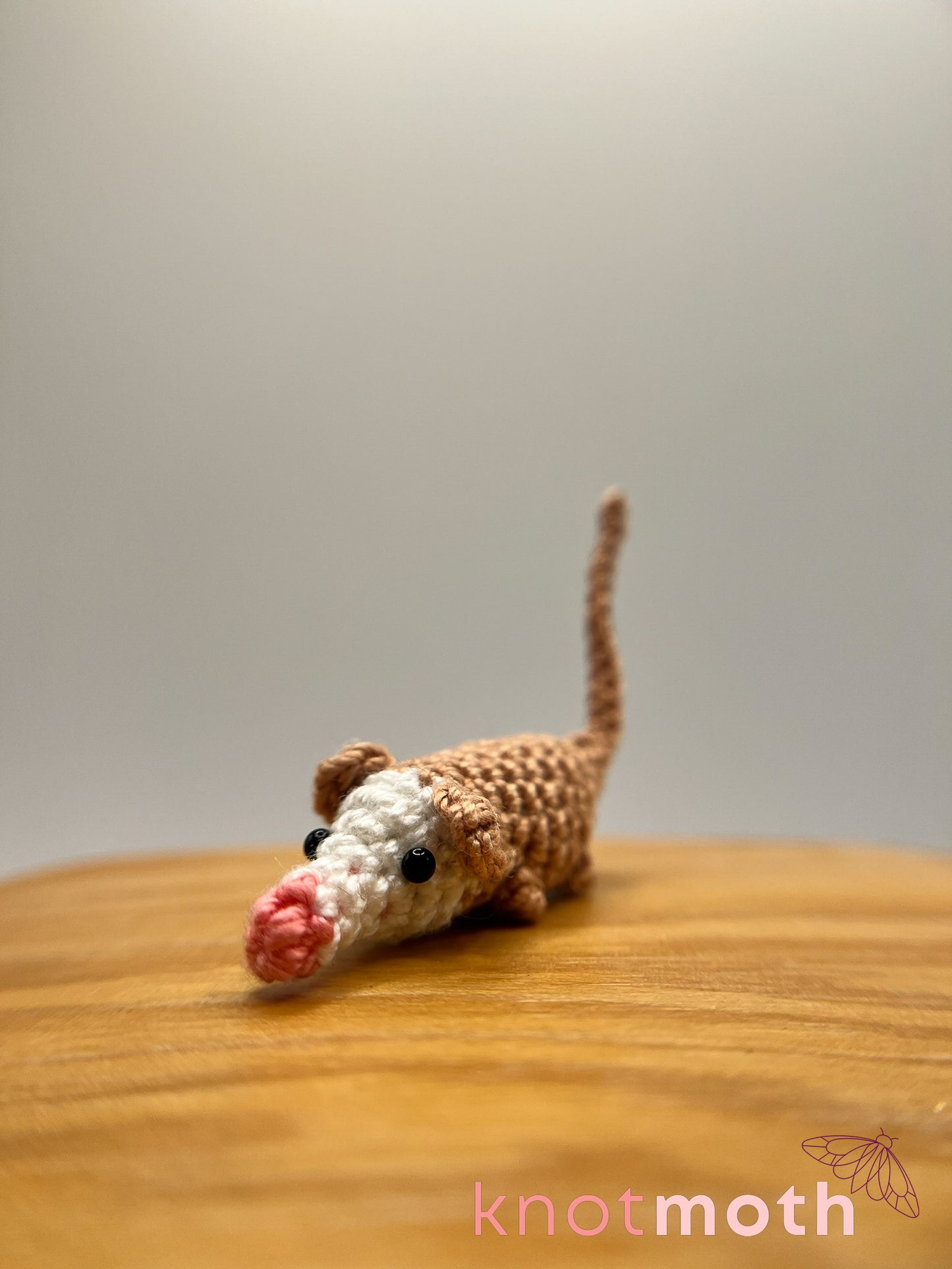 paul possum micro crochet plush