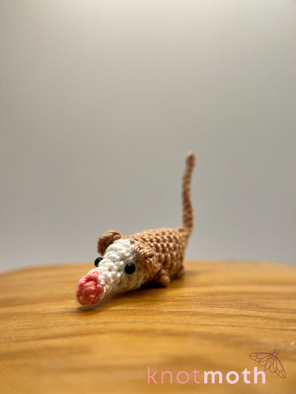 paul possum micro crochet plush