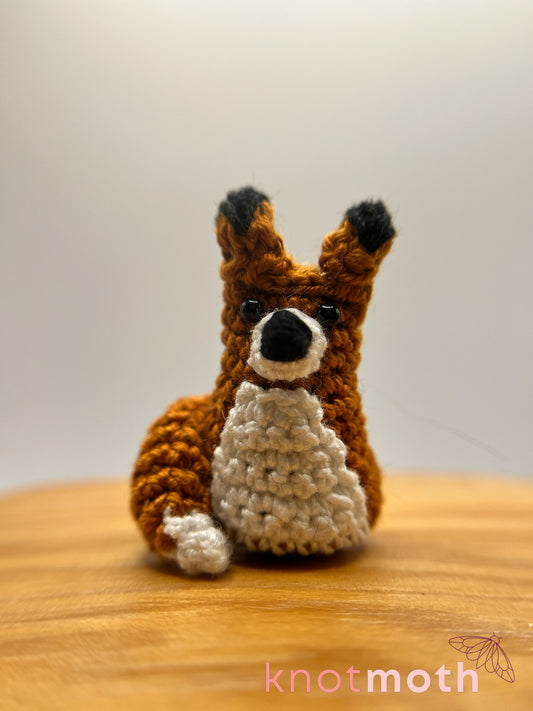 florence fox micro crochet plush