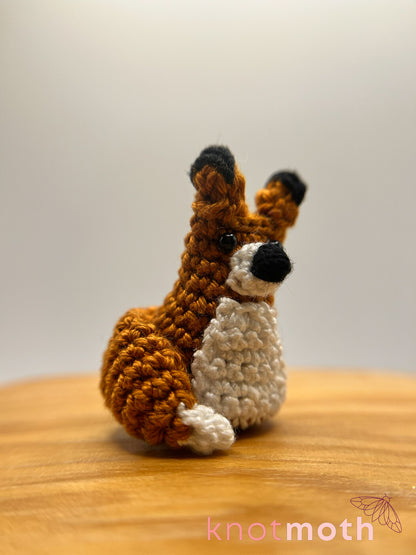 florence fox micro crochet plush
