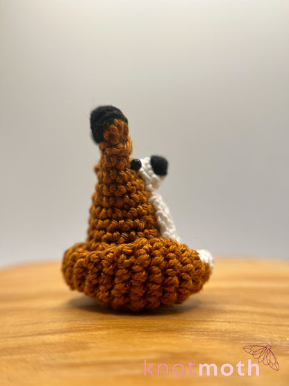 florence fox micro crochet plush