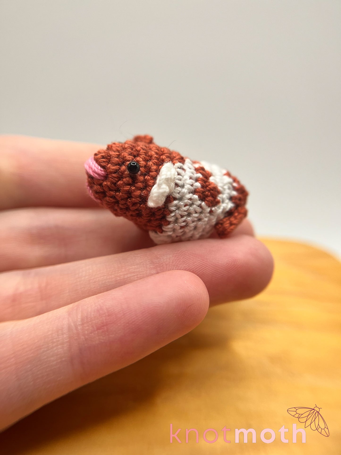 nibbles guinea pig micro crochet plush