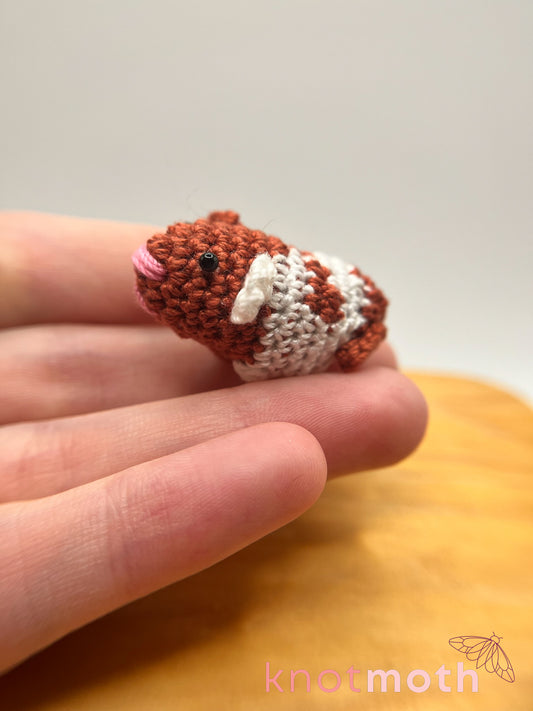 nibbles guinea pig micro crochet plush