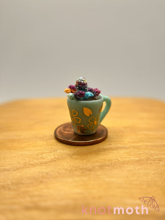 bruce octopus micro crochet mug trinket