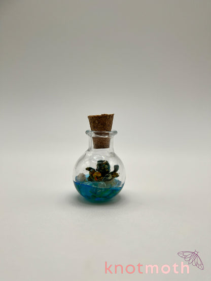 odessa octopus micro crochet trinket jar