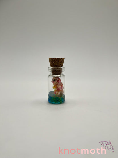 jane jellyfish micro crochet trinket jar