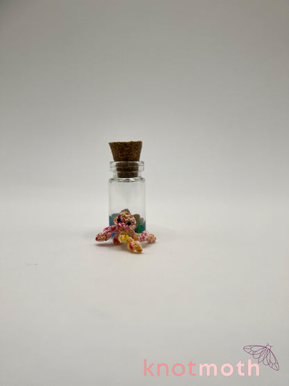 jane jellyfish micro crochet trinket jar