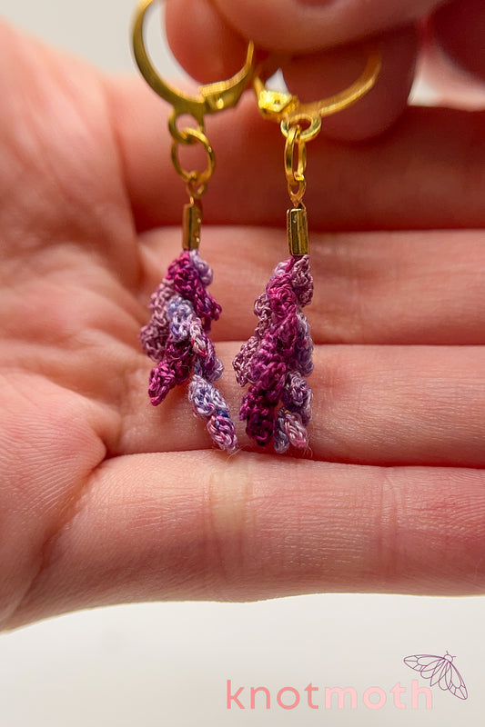 wisteria dangle earrings