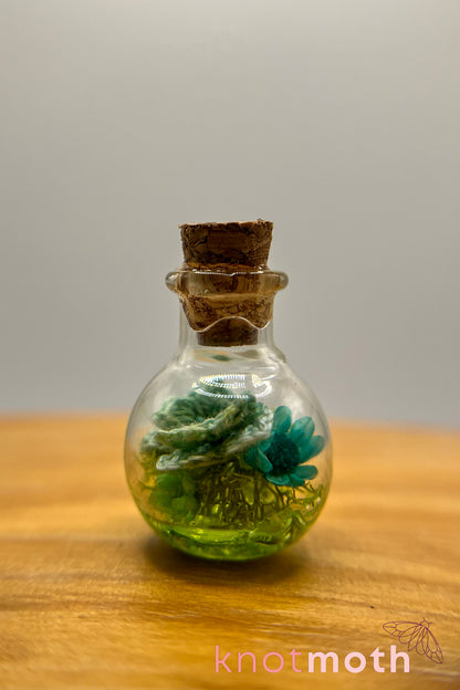 Beaux Butterfly Micro Crochet Trinket Jar