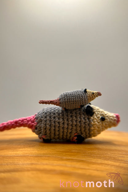 paula & polly possum magnetic plushies