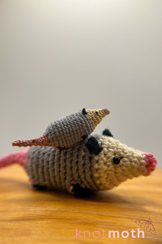 paula & polly possum magnetic plushies