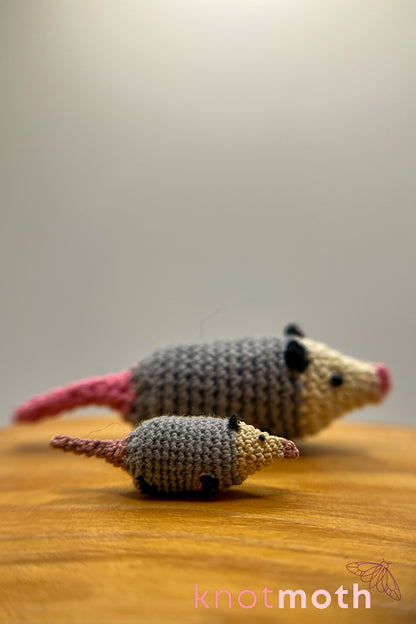 paula & polly possum magnetic plushies