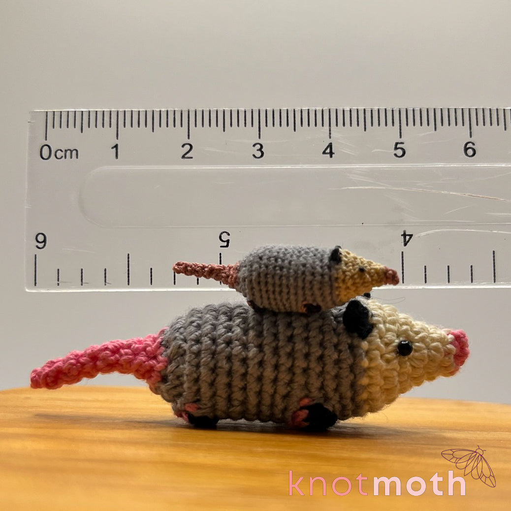 paula & polly possum magnetic plushies