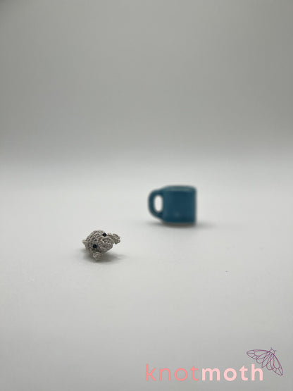maeve manatee micro crochet mug trinket