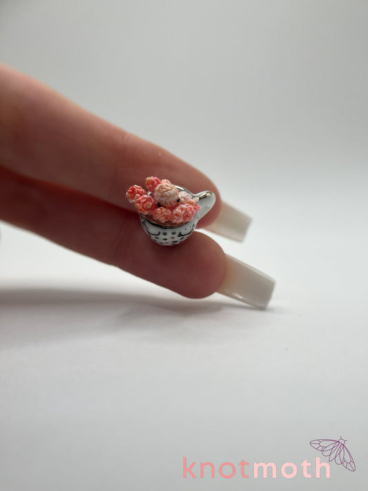 oriana octopus micro crochet teacup trinket