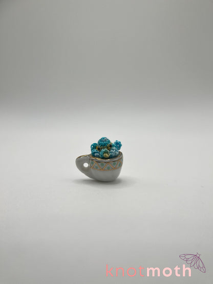 ojai octopus micro crochet teacup trinket