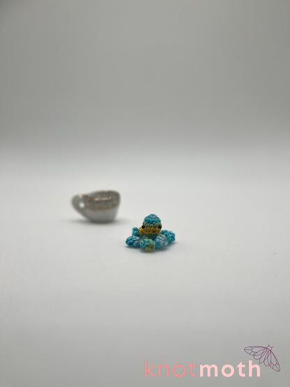 ojai octopus micro crochet teacup trinket